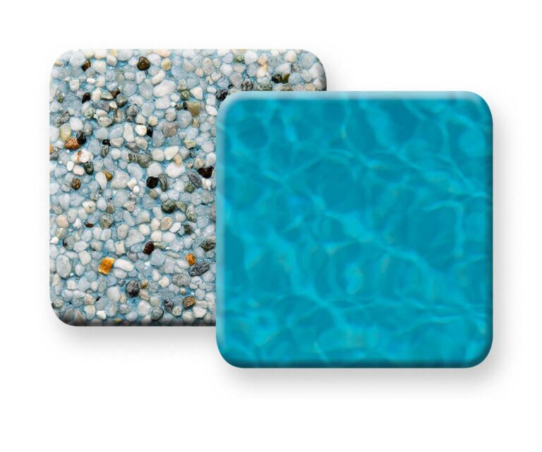 photo of PebbleTec Blue Lagoon Pool Finish Samples