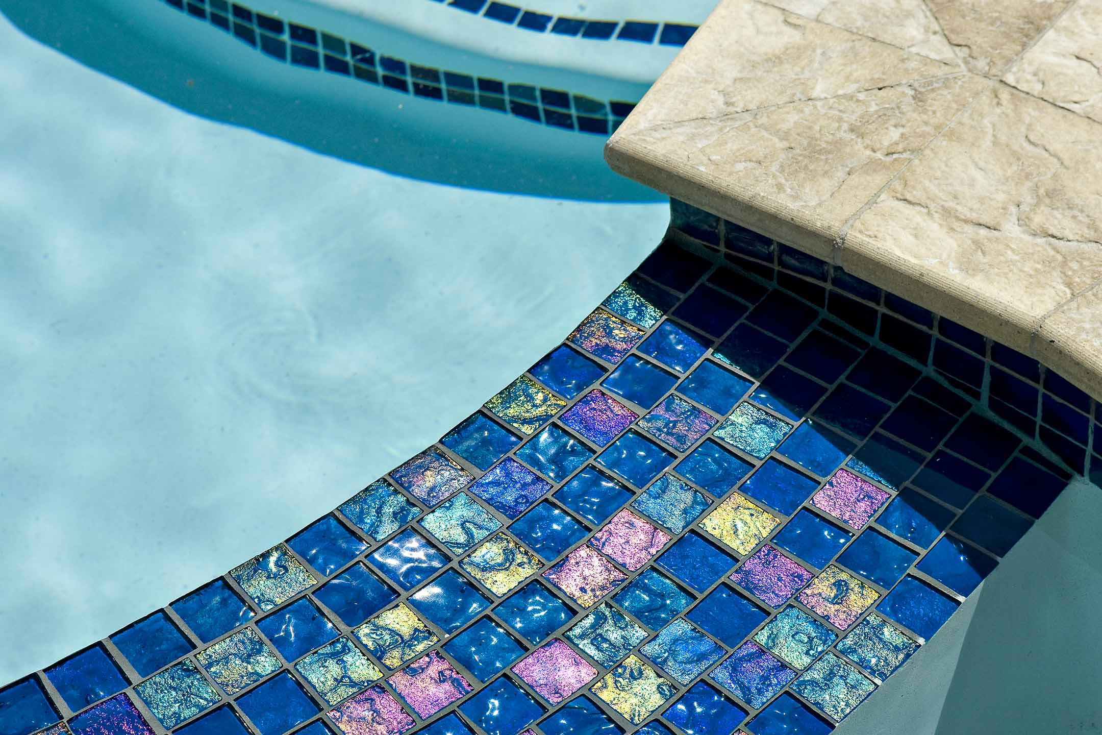 Photo of Lightstreams Tile in Peacock Blue