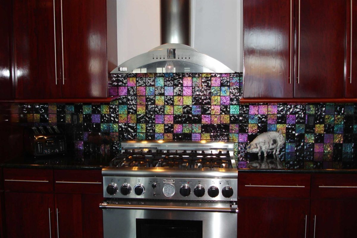 photo of lightstreams kitchen absolute black tile