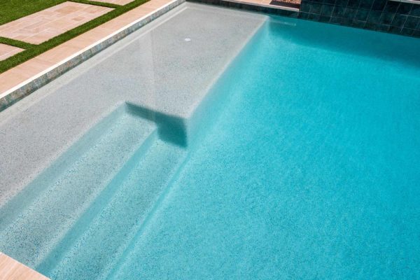 Photo of PebbleTec Bright Water Color Pool Finish