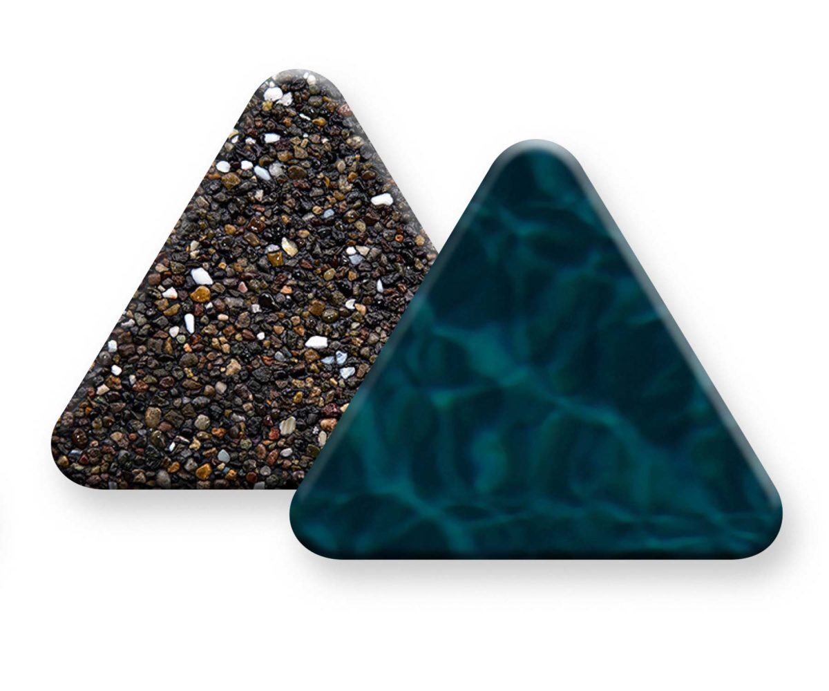 Pebble Sheen Black Onyx finish sample