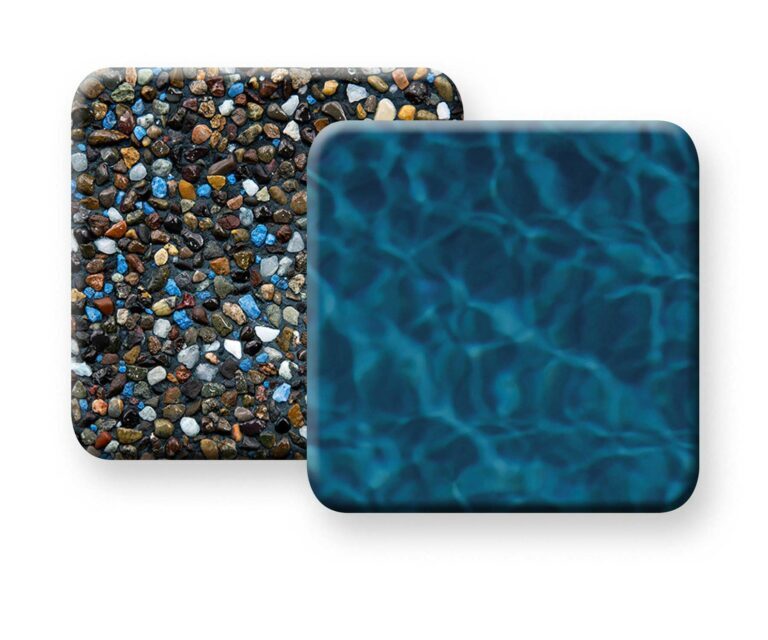 photo of PebbleTec Midnight Blue Pool Finish Samples