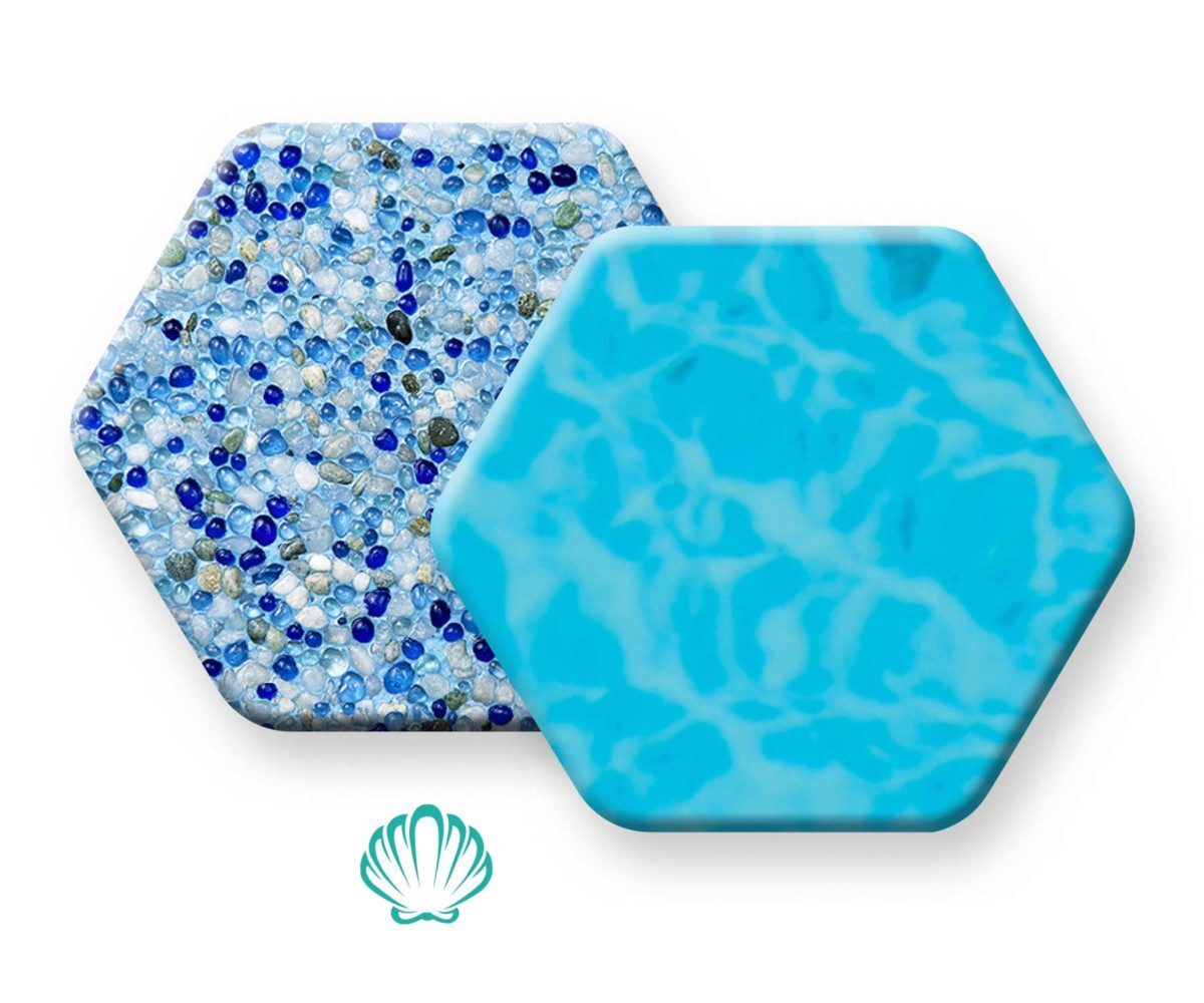 photo of PebbleTec PebbleBrilliance Aqua Falls Sample