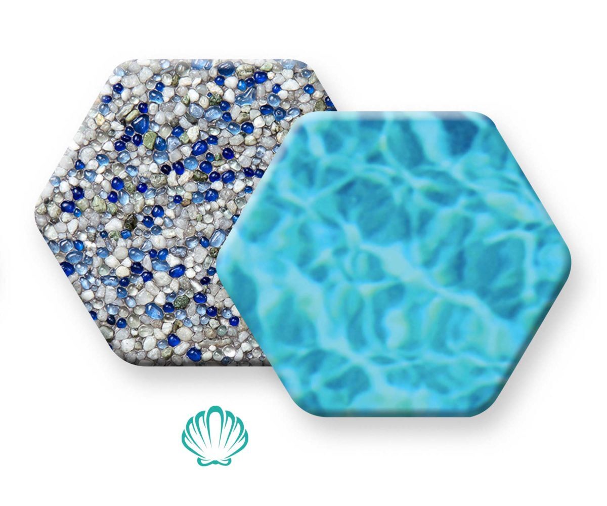 photo of PebbleTec PebbleBrilliance Crystal Harbor Sample