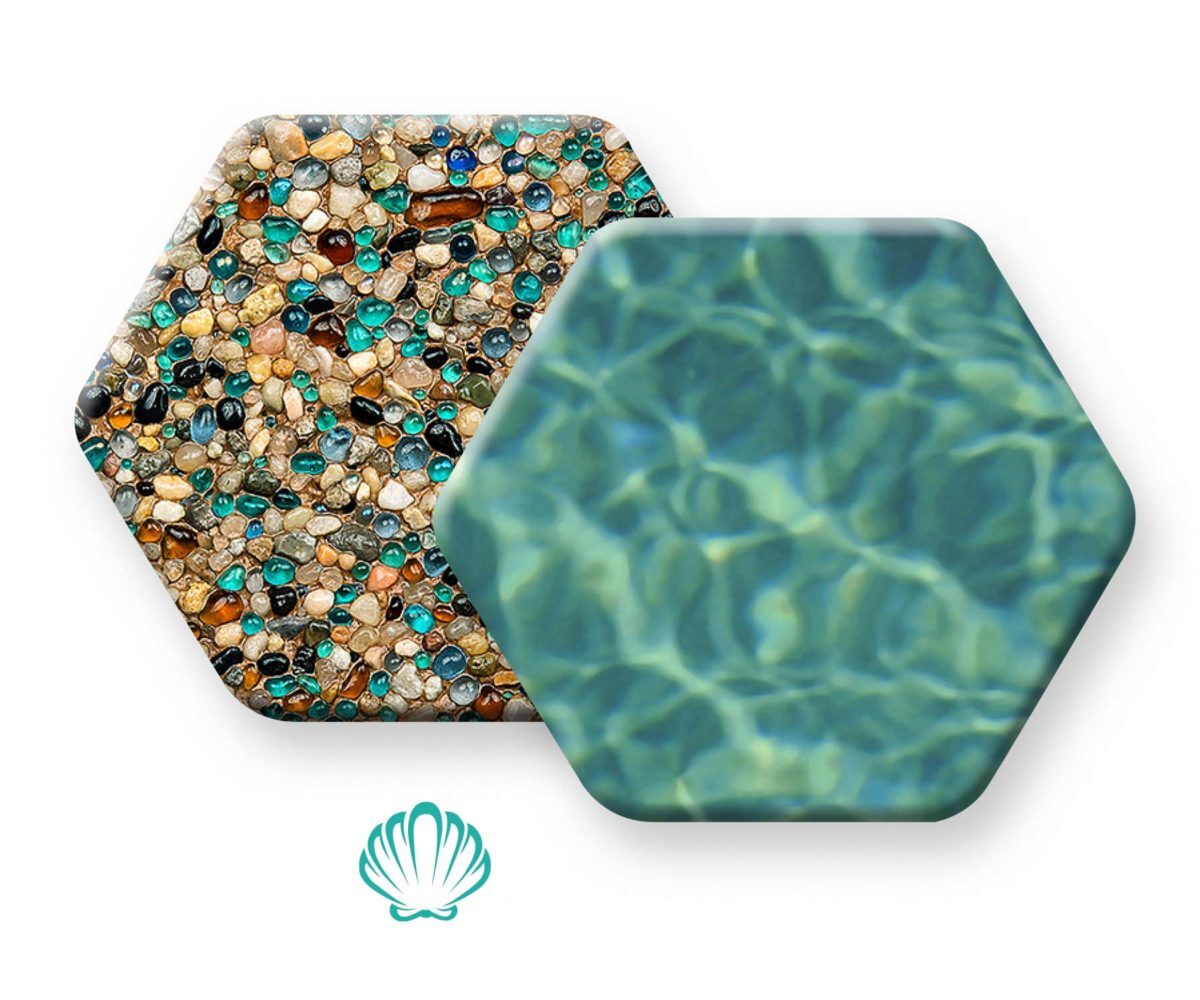 photo of PebbleTec PebbleBrilliance Shoreline Sample