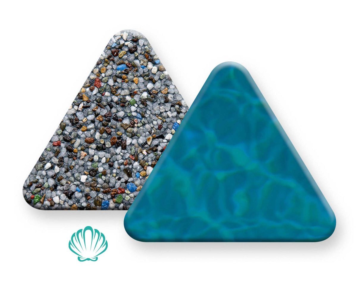pebble sheen prism blue sample