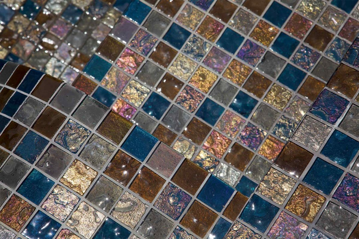 photo of Lightstreams SBBS Mix glass pool tile