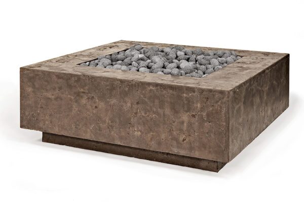 Square Stone Fire Pit