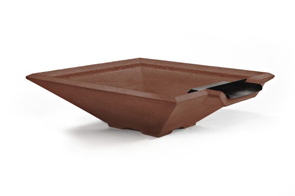 Square Stone Fire & Water Bowl