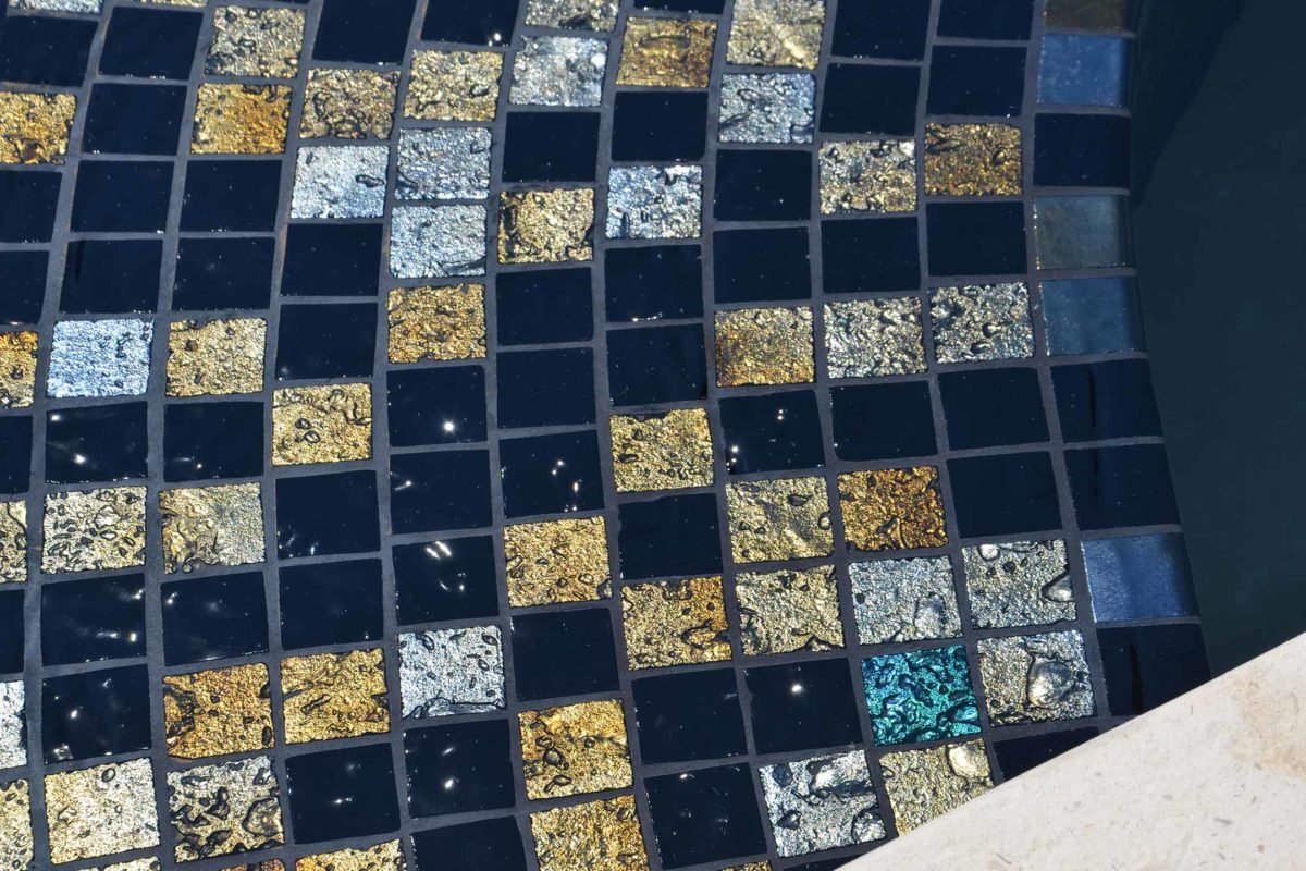 Photo of Lightstreams Obsidian glass tile