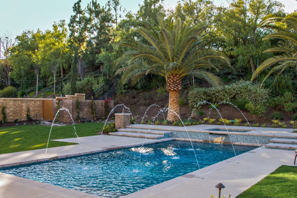 Swimming Pool Photo of Pebble Sheen Blue Surf