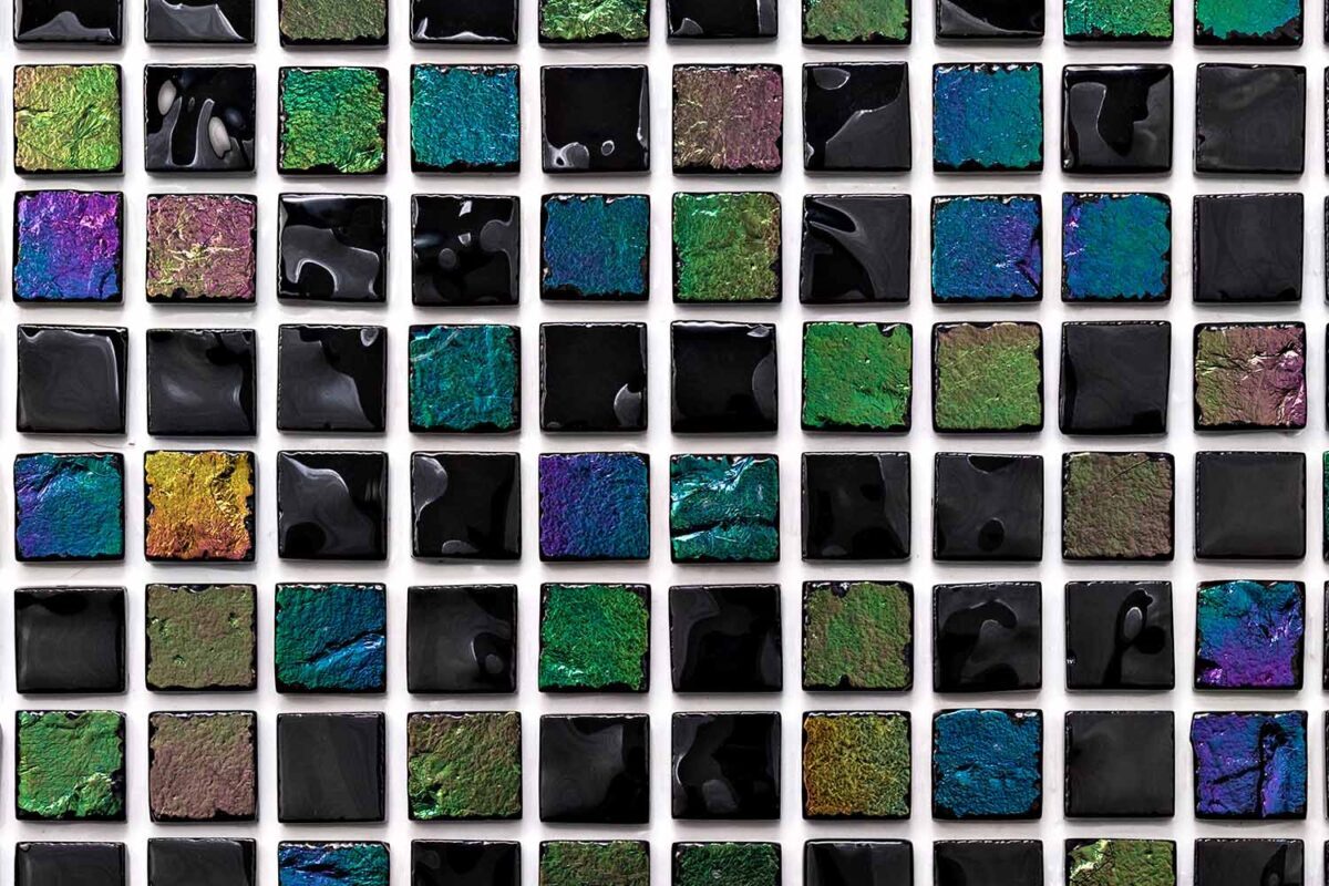 R1C Absolute Black Tile 1in photo