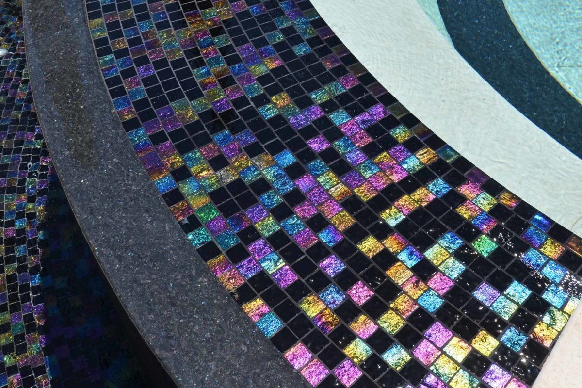 Closeup Photo of Lightstreams Absolute Black Tile