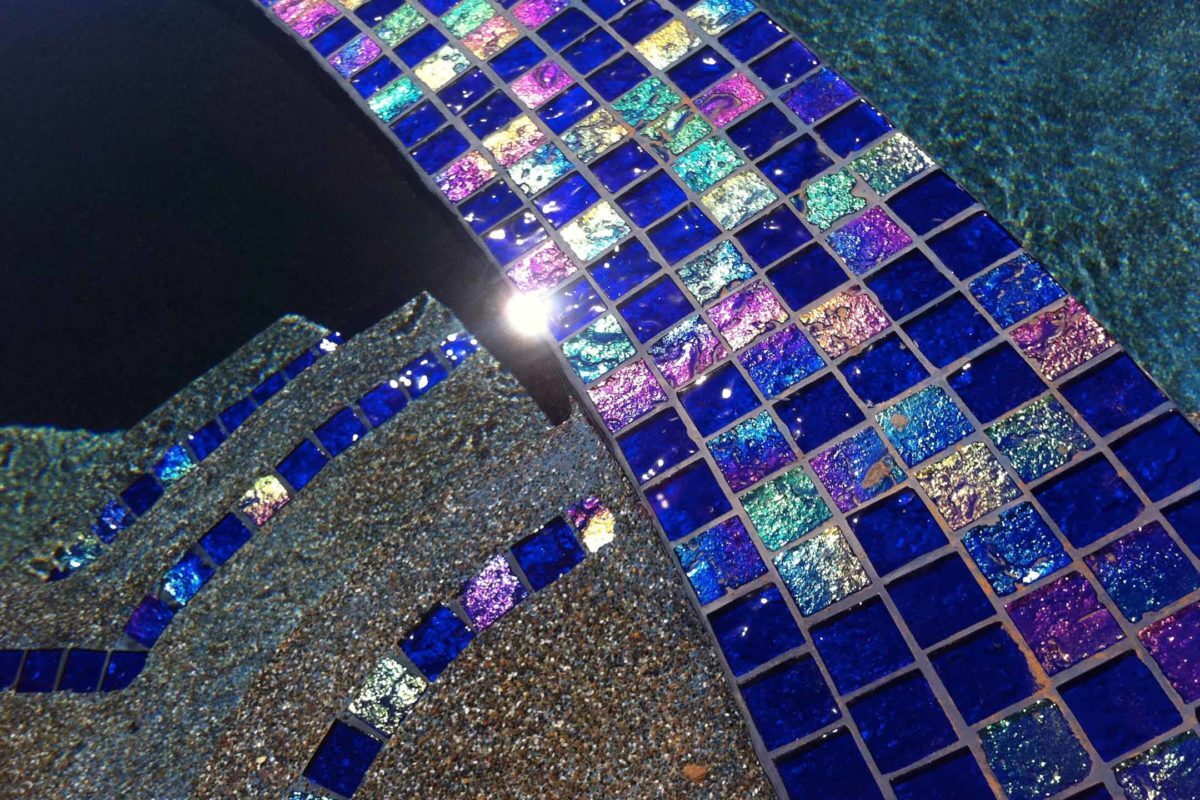 Photo of Lightstreams Tile in Royal Blue