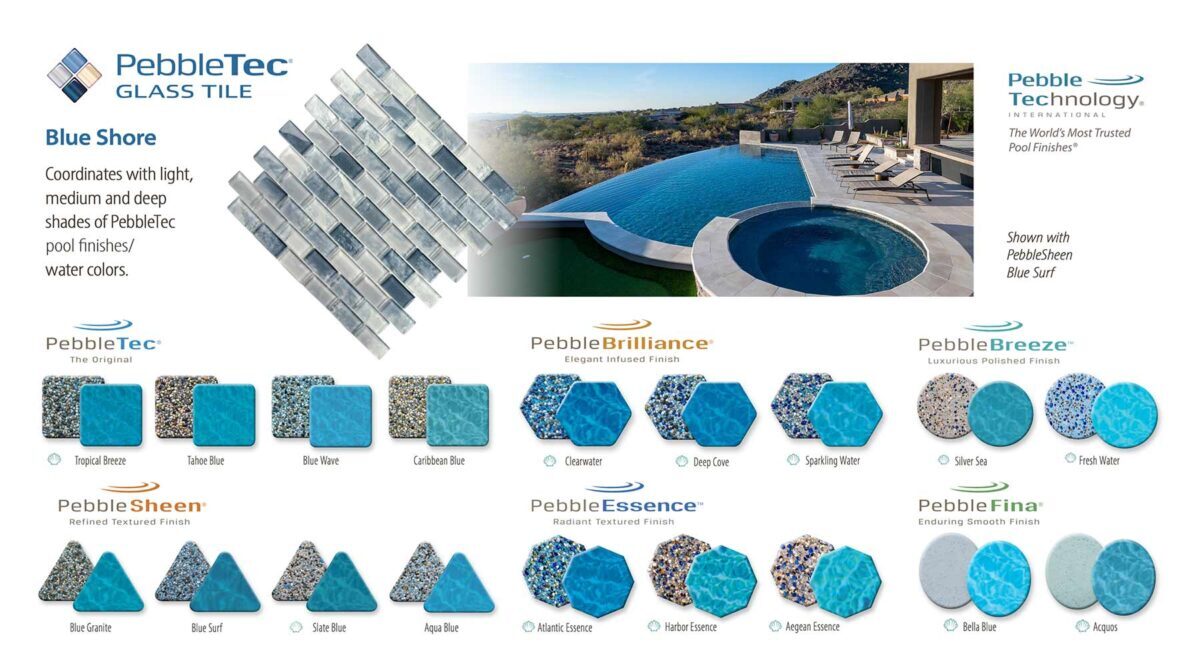 PebbleTec Flass Tile Color Guide